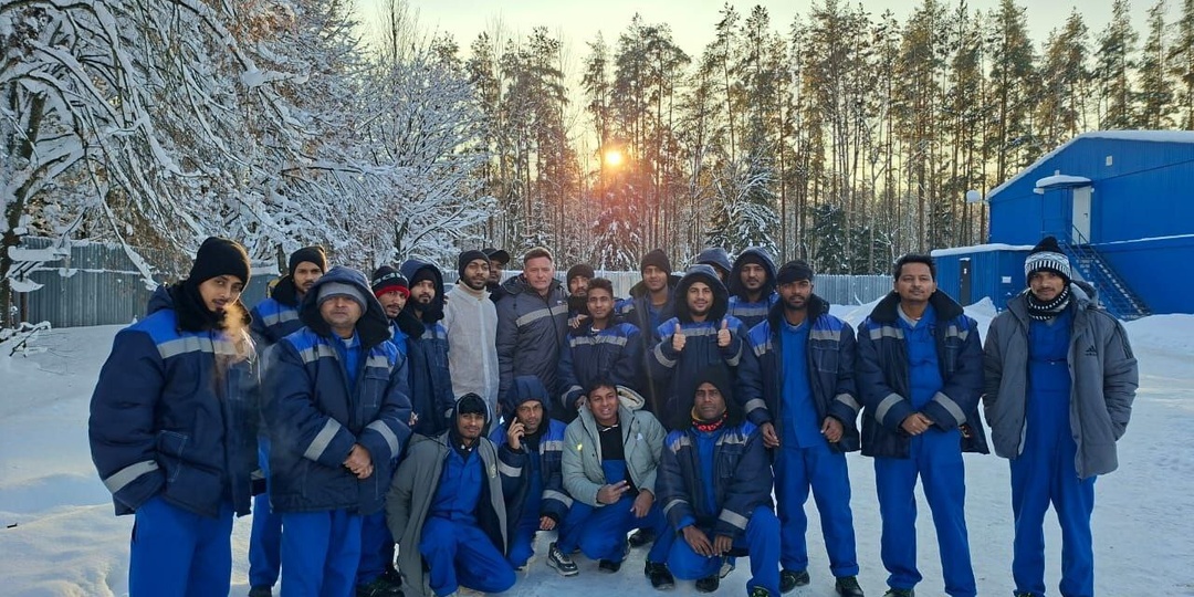 На площадке птицефабрики начался основной этап работ