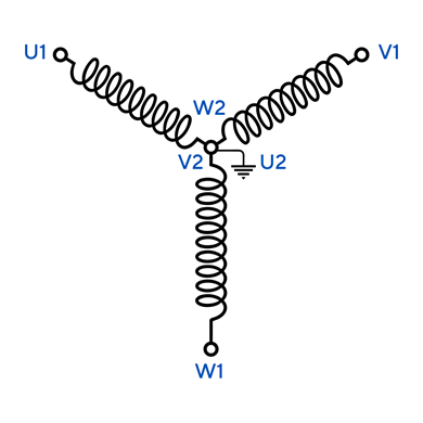 Рисунок 1. Схема подключения типа «звезда»