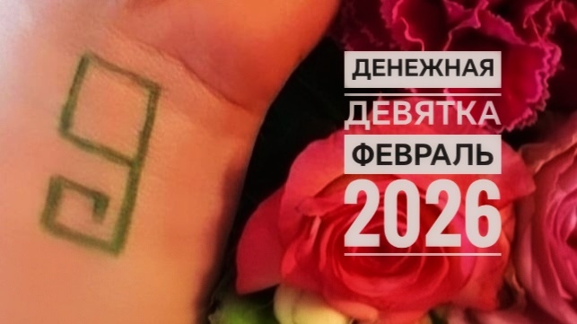 Рисуем Денежную Девятку в феврале 2026: активируем денежный поток + БОНУС — ваш персональный день силы