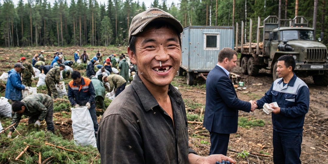 Золото под ногами: для чего китайцы покупают у нас вырубленные делянки