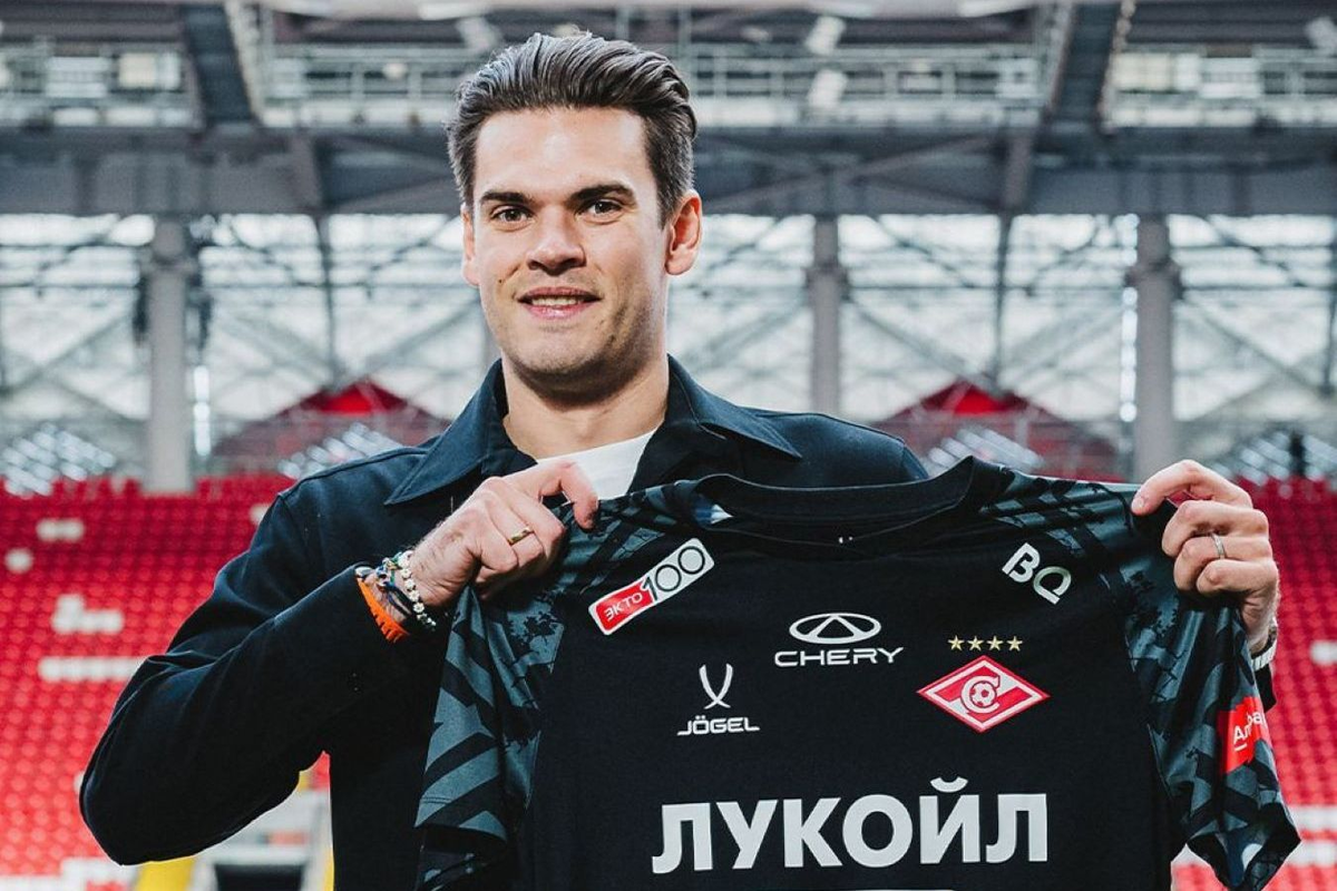 Второй вратарь московского "Спартака" Илья Помазун. Фото из интернета.