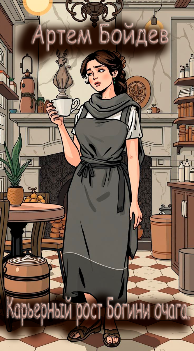 Когда у богини домашнего очага сгорает карьера на Олимпе, она находит новую — в кофейне по соседству.
Только вот конкурентами оказались не люди, а старые знакомые с очень странными бизнес-идеями. Теперь её священный огонь горит в кофемашине, а главное оружие — не молнии, а кружка капучино с идеальной пенкой. Сможет ли древнее божество пережить корпоративы, налоговые проверки и нашествие других богов, которые тоже захотели «карьерного роста»?