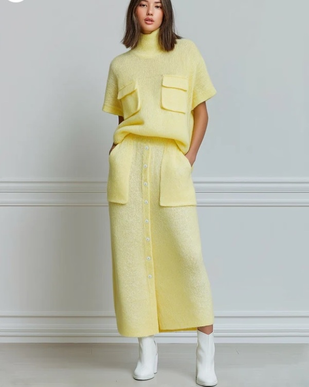 Вязаный комплект. Фото источник: интернет-магазин одежды.