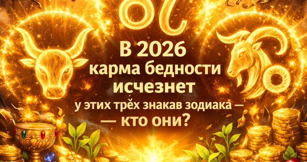 В 2026 карма бедности исчезнет у этих трёх знаков зодиака — кто они?