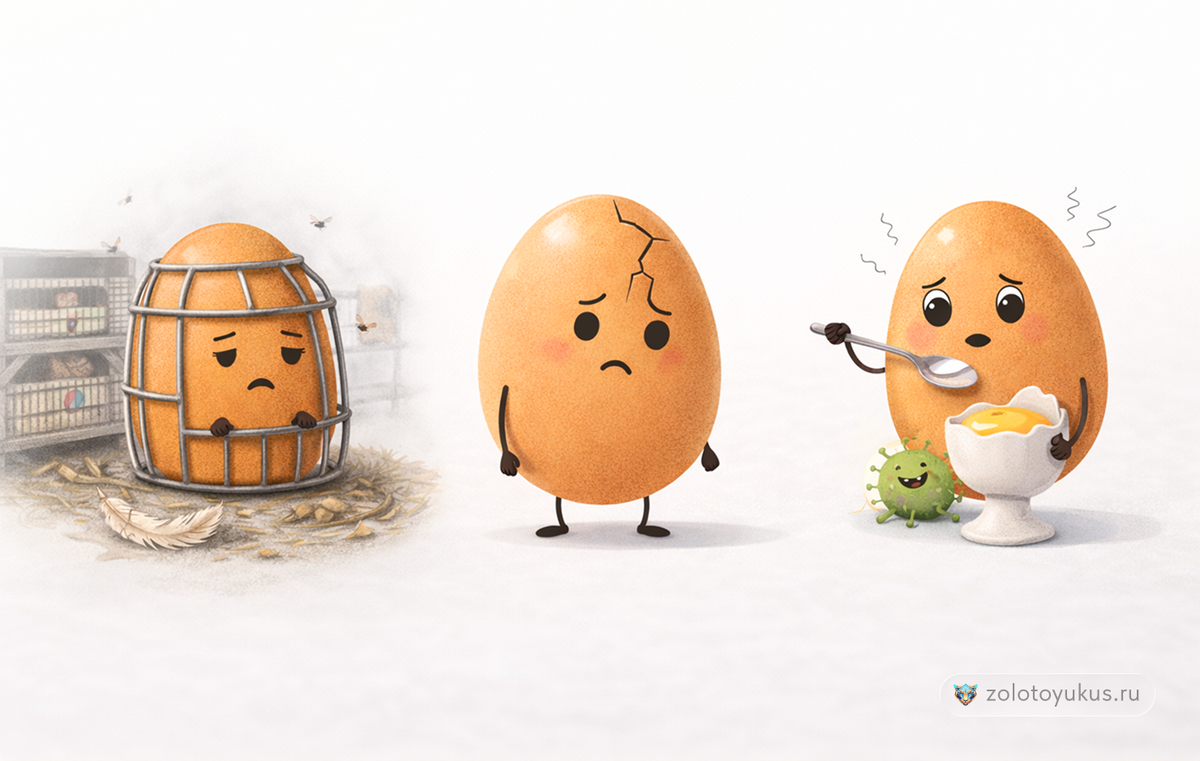 Риски при выборе яйца