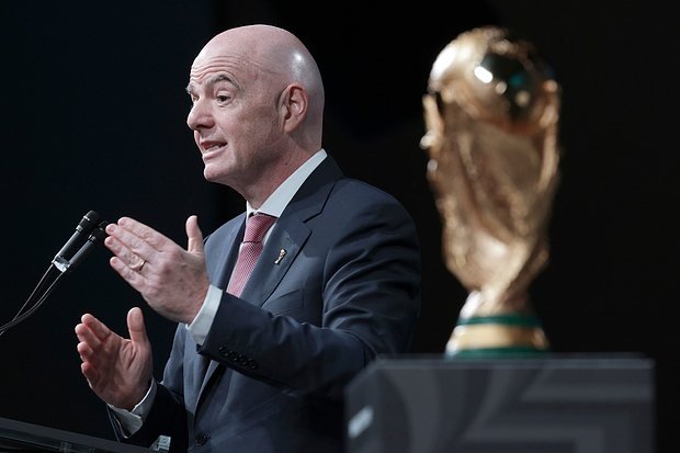    Президент ФИФА Джанни Инфантино. Фото: Alex Wong / Getty Images