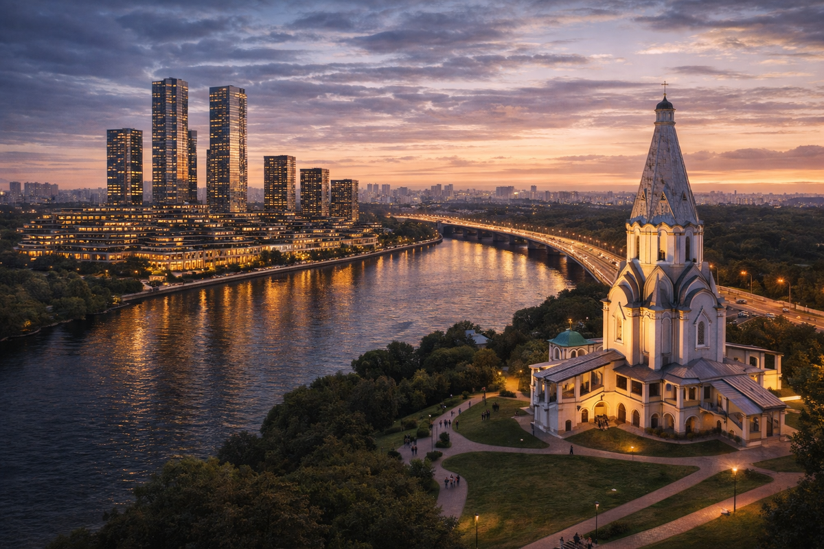 Новый ЖК с видом на Храм Вознесения