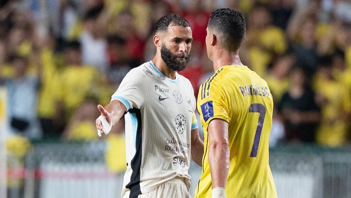    Карим Бензема и Криштиану Роналду. Global Look Press