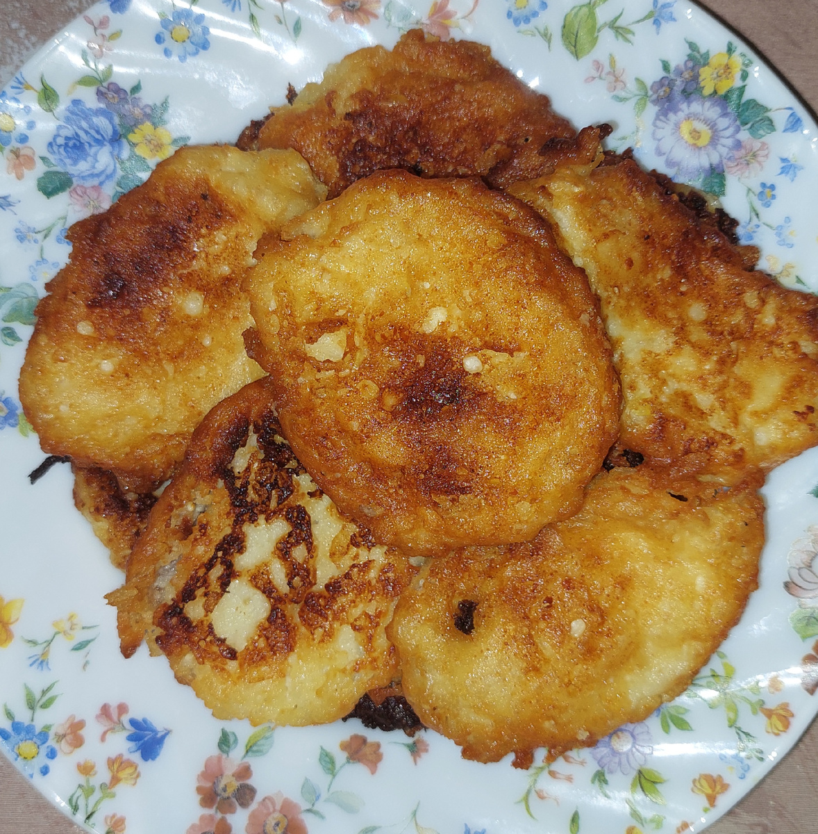 Сырники с яблоком!