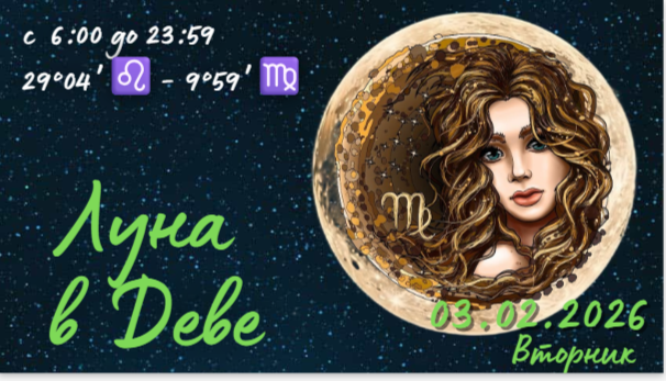 Луна в деве