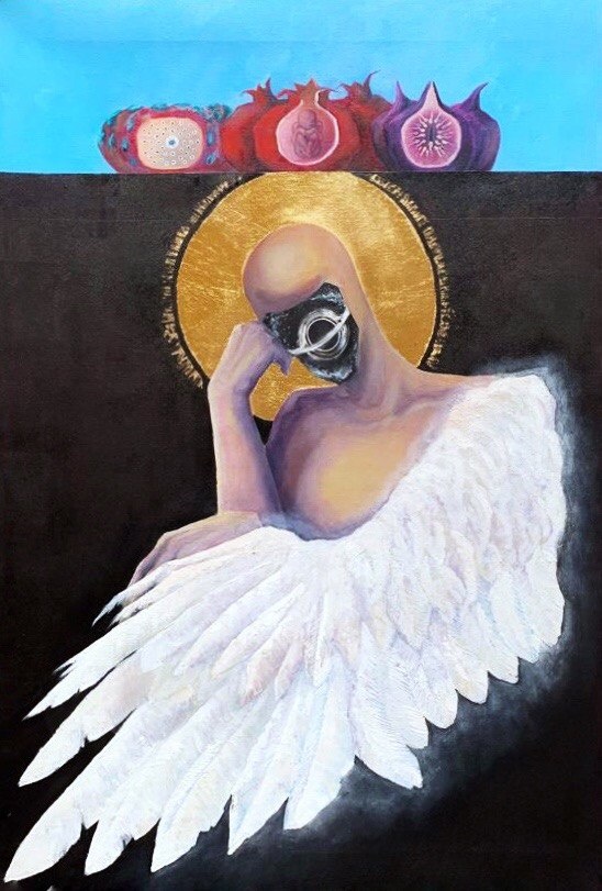 "Мысли о..." холст, масло 