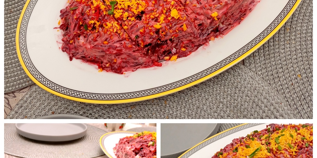 Мне захотелось приготовить "Селёдку под шубой". Снег идёт и идёт, а зимний салат на столе