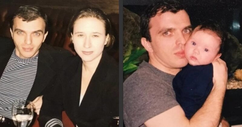    Александр Шоуа с дочерью Майей в её детстве