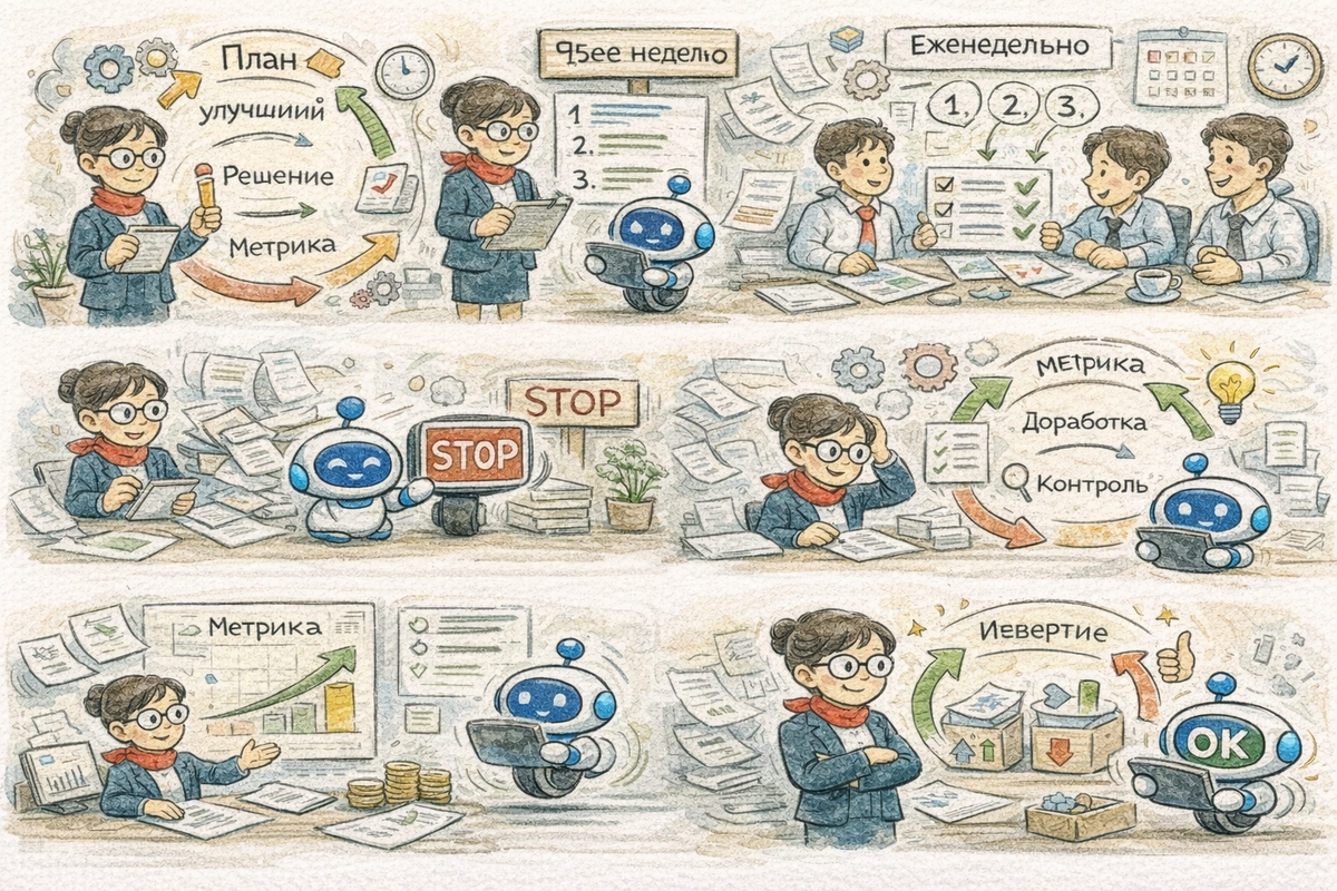 Если вы закрываете период героически, а в следующем месяце героизм снова нужен — значит, улучшают отчёты, а не процесс.