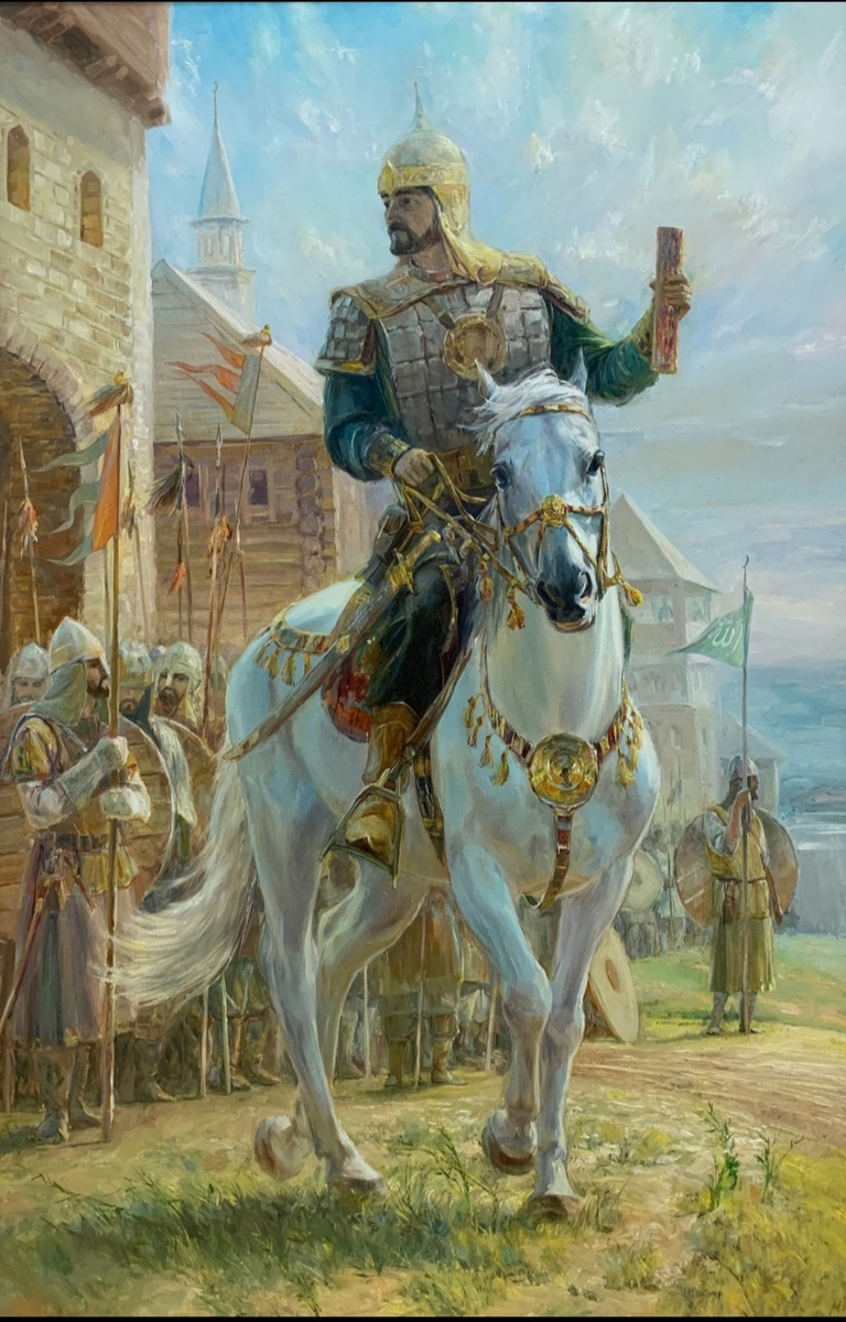 Хан Улу-Мухаммед с татарскими воинами. 