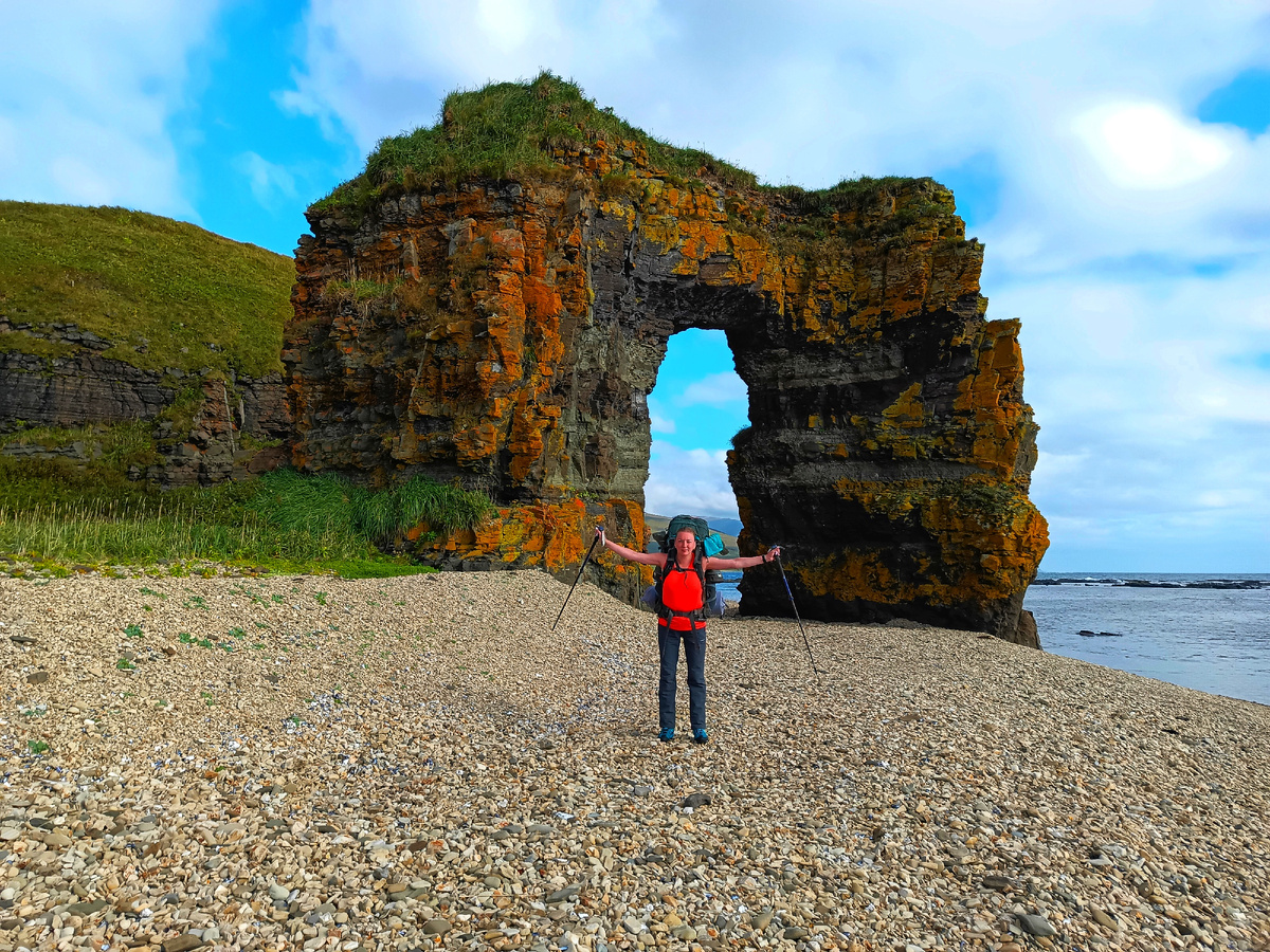Арка Стеллера, остров Беринга. Сентябрь 2025. Фото из личного архива.