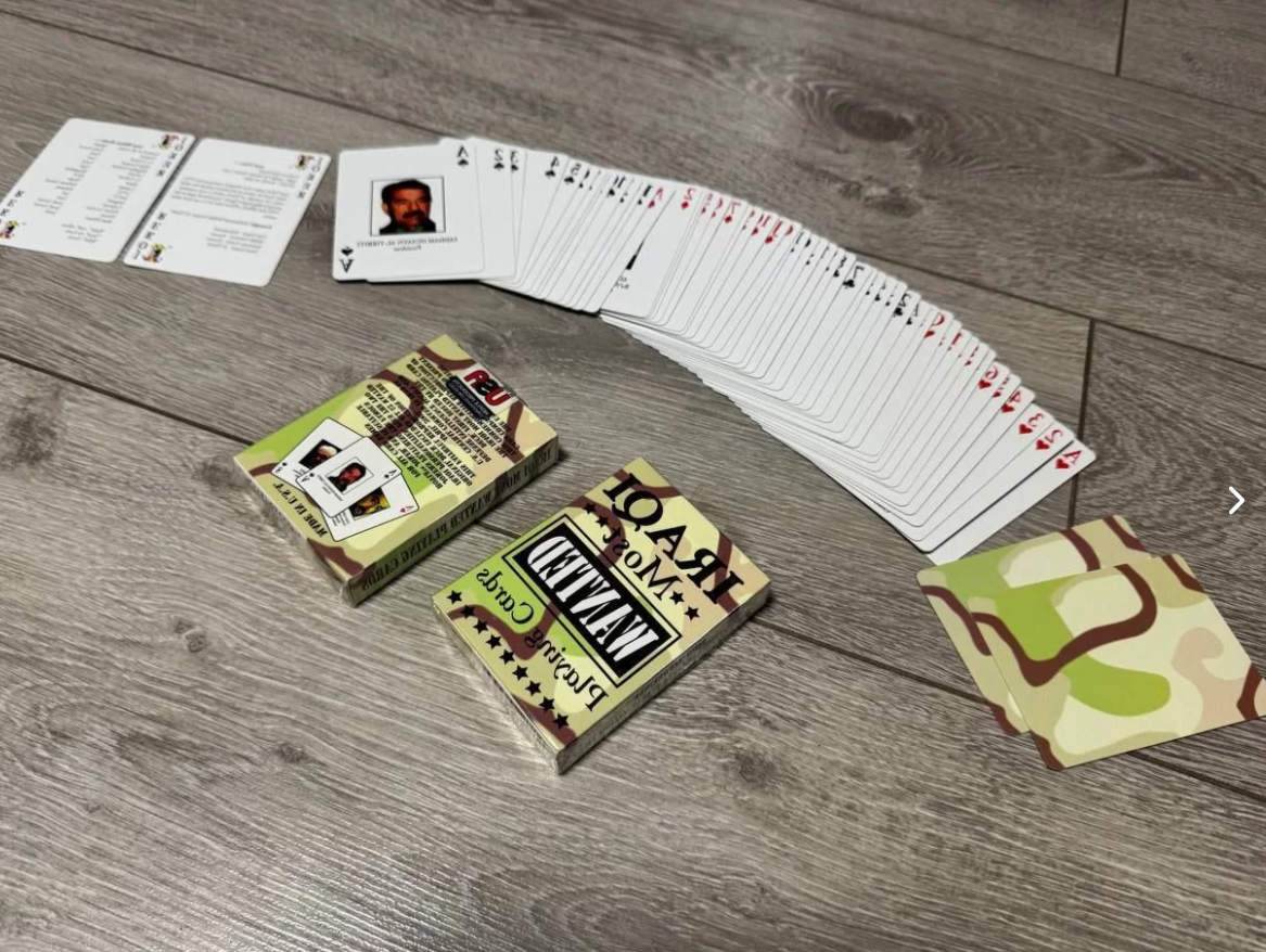 Most-wanted Iraqi playing cards или Иракская колода