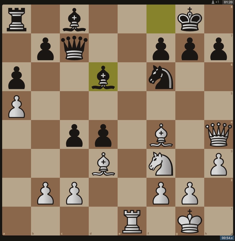 Начало комбинации