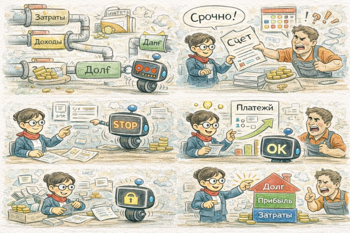 Тому, кто хочет перестать “угадывать кассу” и перейти к управляемому платежному циклу: прогноз → лимиты → решения → контроль.