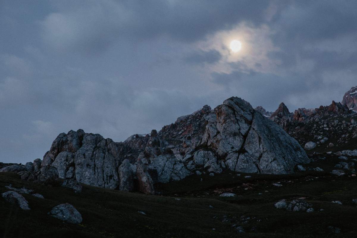 Шалбуздаг, около 3 часов ночи