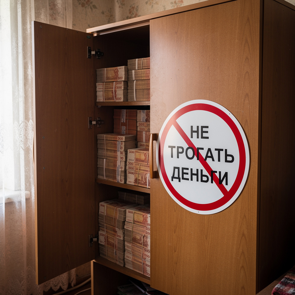 Не храню деньги в шкафу