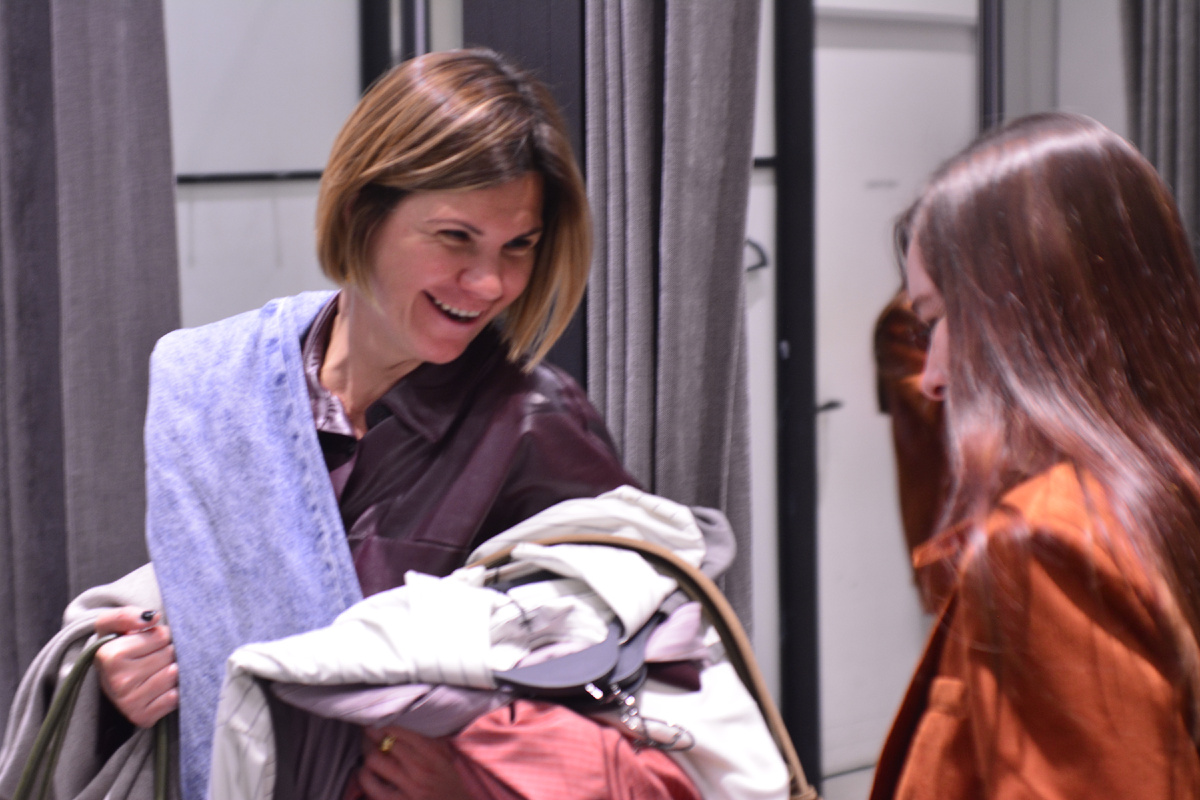 Шоппинг с клиенткой. 