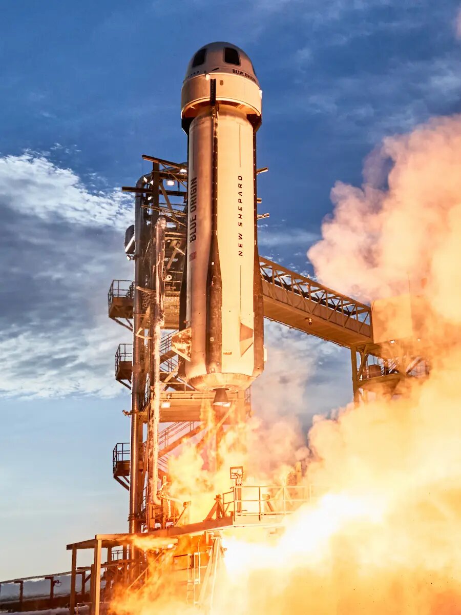 Запуск New Shepard. Источник: Blue Origin