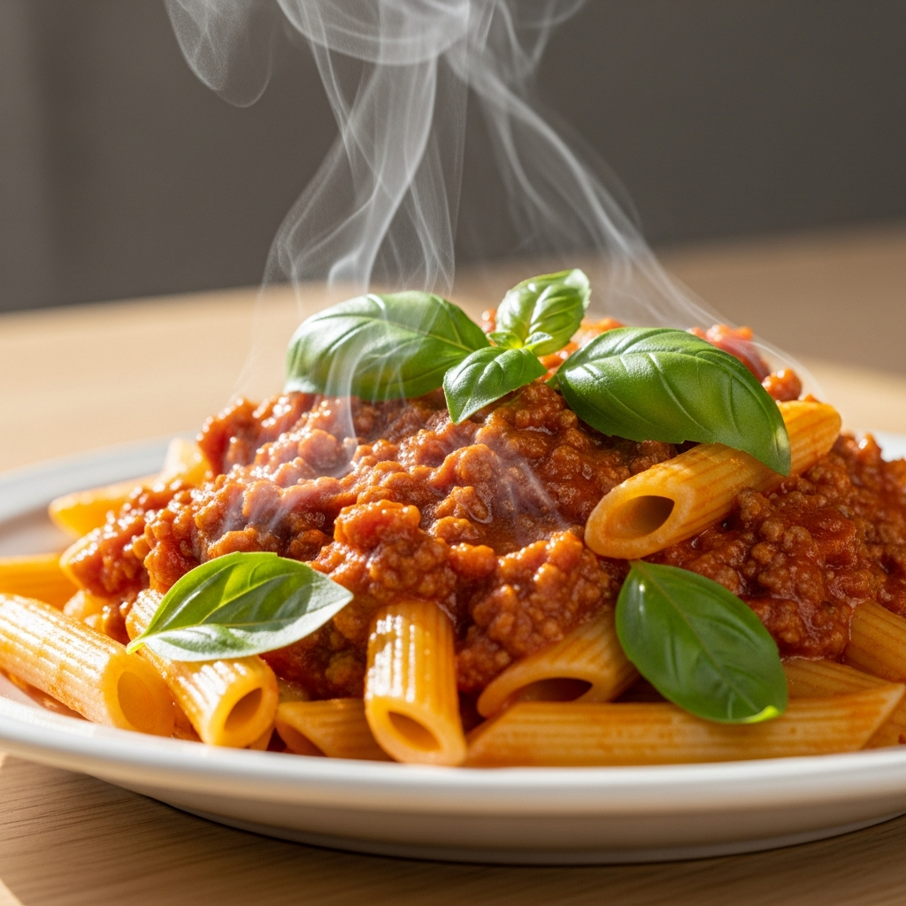 Секрет этого блюда — в объединении сока обжаренного мяса и крахмалистой воды от пасты.