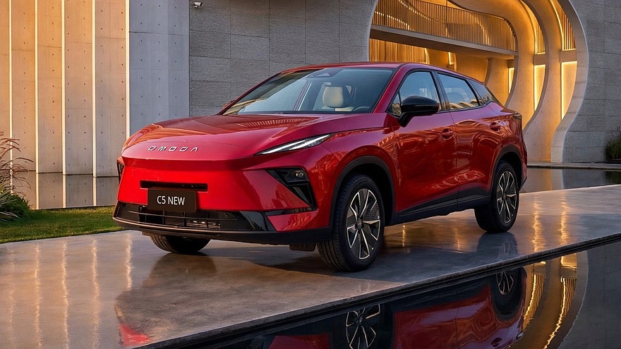    На фото: новый кроссовер Omoda C5 (для российского рынка)