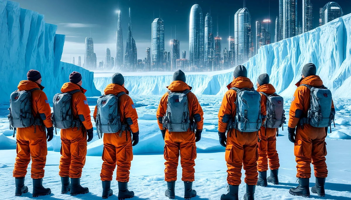 Мы видели огромный мегаполис.