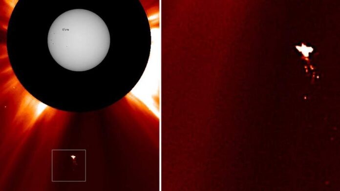    Иллюстрация, демонстрирующая катастрофическое распространение орбитального мусора, вызванное эффектом «Феникса». novostix