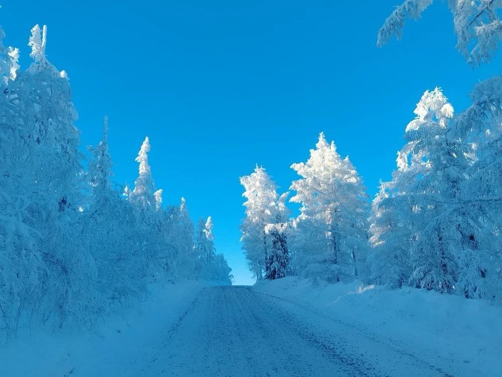 Зимняя Северо-Енисейская трасса.