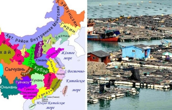 Китайская деревня Саньдуо, находящаяся в провинции Фуцзянь.