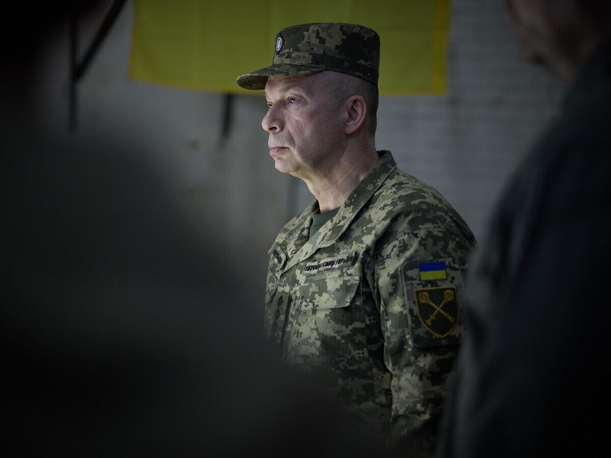    Главнокомандующий ВСУ Александр Сырский | © Фото : офис президента Украины