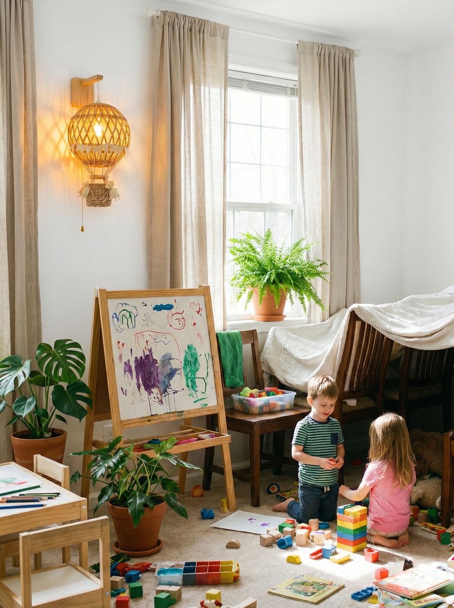 Творческий беспорядок или мир фантазий? Как обычный вечер превращается в сказку