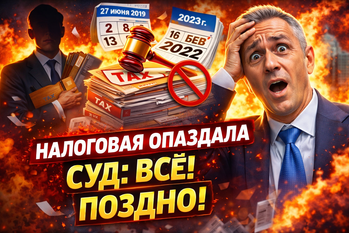 Налоговая тянула проверку 3,5 года. Суд сказал: «Взыскать уже поздно»