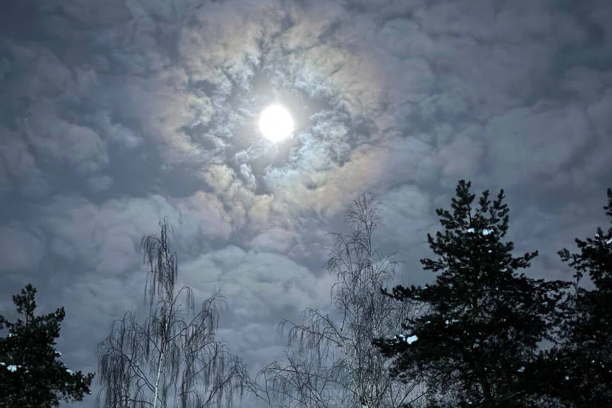  Снежная Луна. Иллюстративное фото. © moscowafishi, Telegram