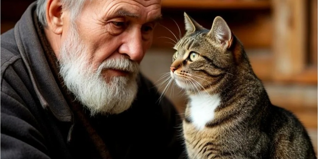 Дед Егор спас бездомную кошку. А что произошло дальше поразило всех до глубины души