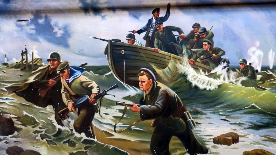 Черноморцы. Картина В. Пузырькова, 1947 