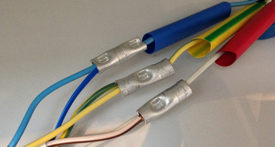 Соединение проводов гильзами