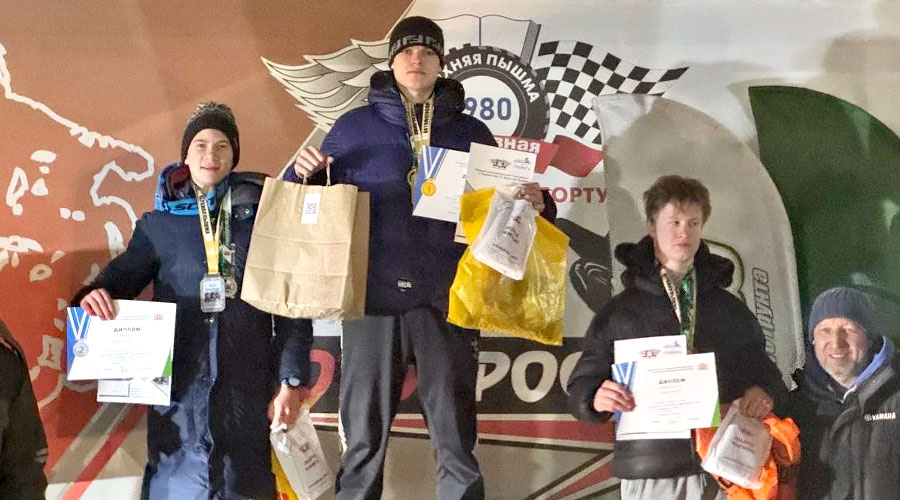 Марк Моос завоевал 1-е место в классе 125 кубических сантиметров среди юношей 13–17 лет. Фото предоставлено Евгением Ашихминым