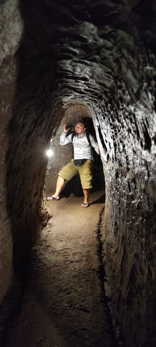 В туннелях очень низкие потолки