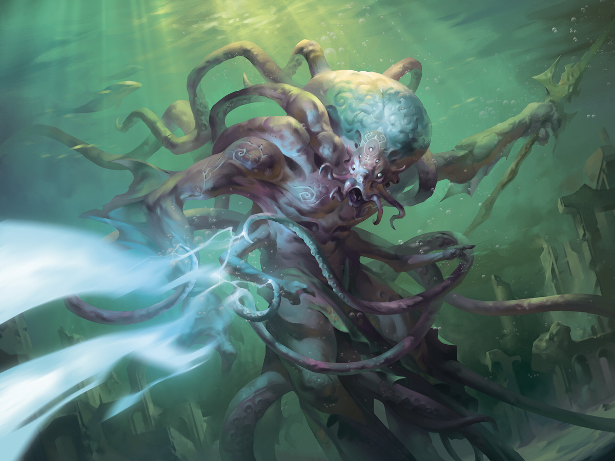 Арт от Алексея Круглова. На заднем плане можно разглядеть руины храма Омулу - Подводный чертог.