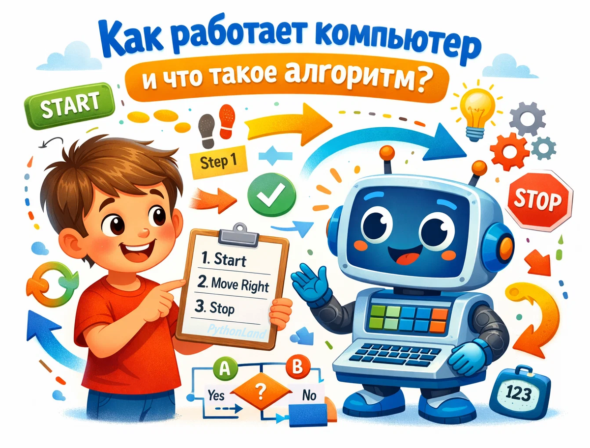 Эта иллюстрация создана специально для нашего канала PythonLand