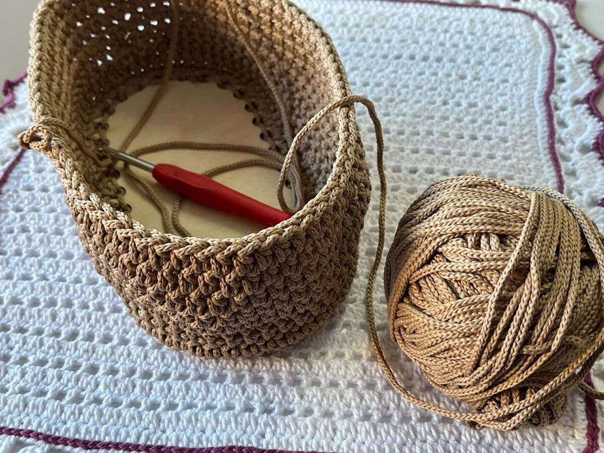 Вот на таком этапе моя сумочка