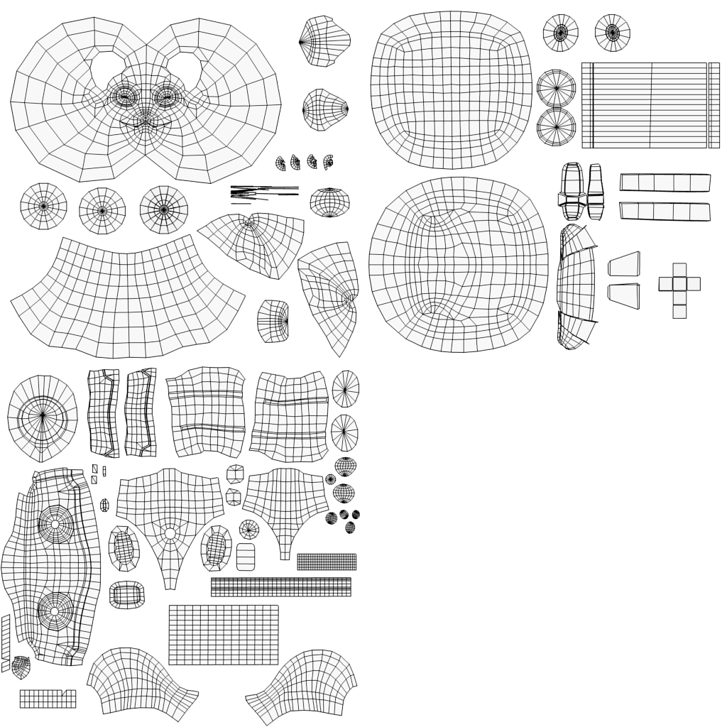 Развёртка. Но! Это не 1 текстура, а целых 3