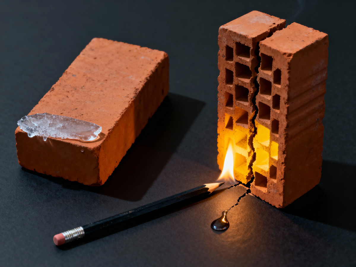 «Цельный кирпич казался синонимом надёжности. А оказался — расточительной глупостью. История о том, как пустота победила монолит в войне за тепло. ❄️🔥»