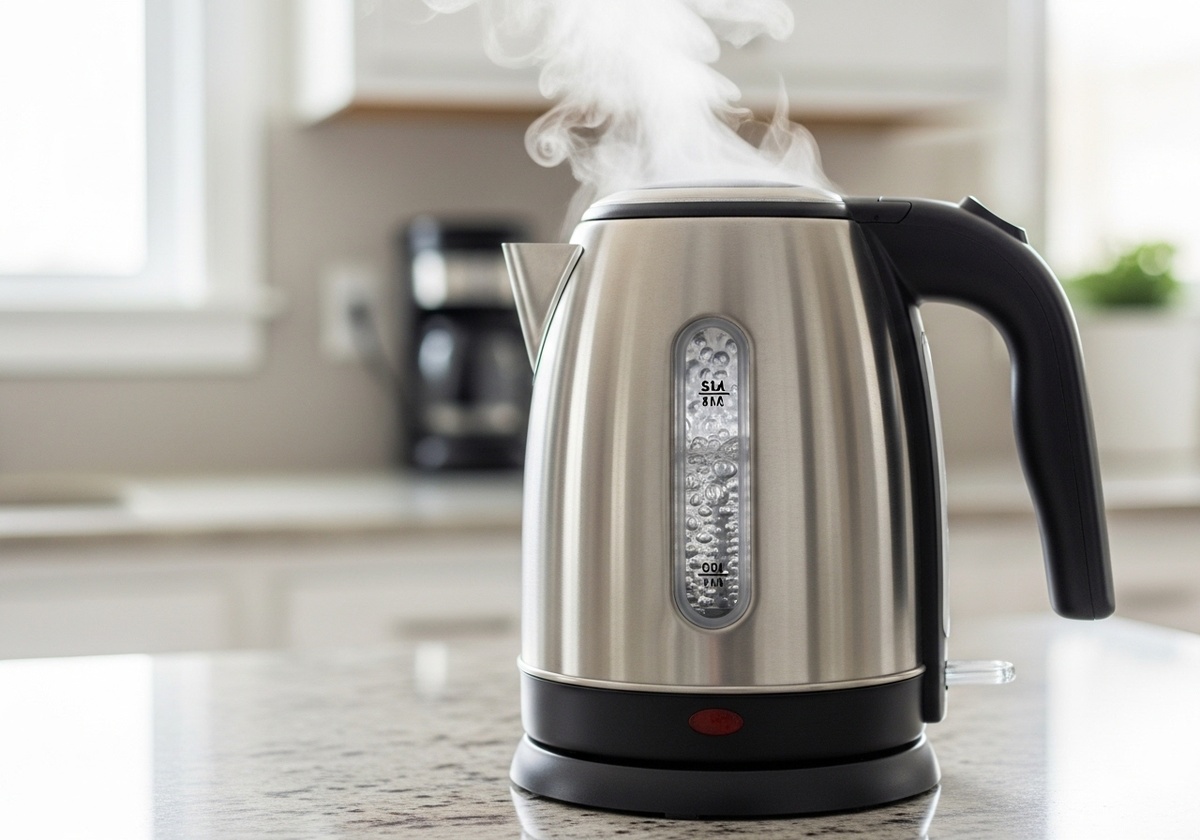 Вода закипает в чайнике