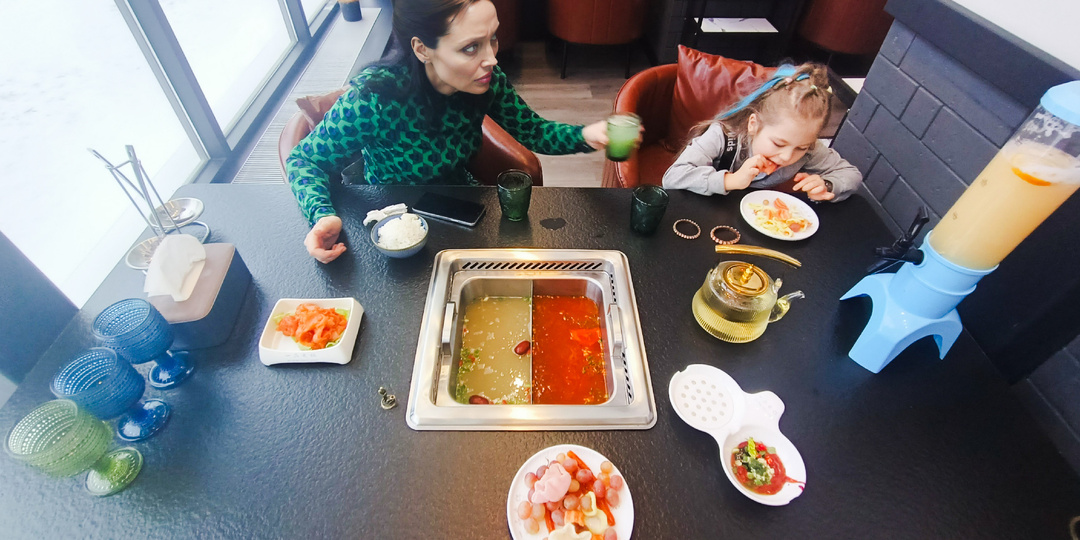 Огненный котёл с молочным лимонадом в "Китайском Самоваре" YiPin