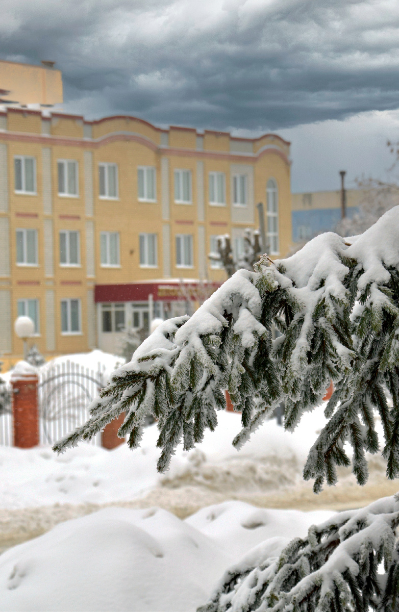 Аномальныек морозы в городе Вольске.